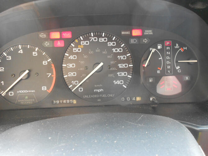 Instrument Panel - 1991 Accord Wagon EX