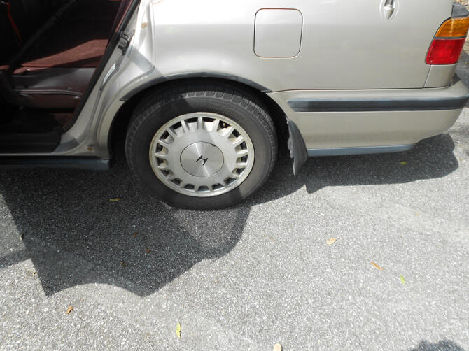 Left rear wheel - 1991 Accord Wagon EX